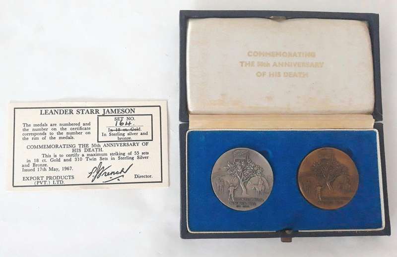 Vintage 1967 Leander Starr Jameson SA Mint Coin Set