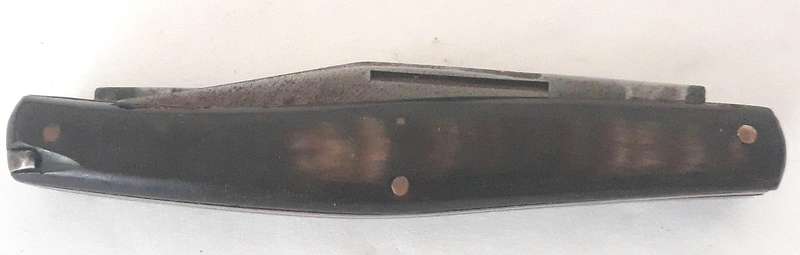 Vintage BTS Three Bladed Horn Handled Pocket Knife