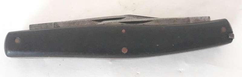 Vintage BTS Three Bladed Horn Handled Pocket Knife