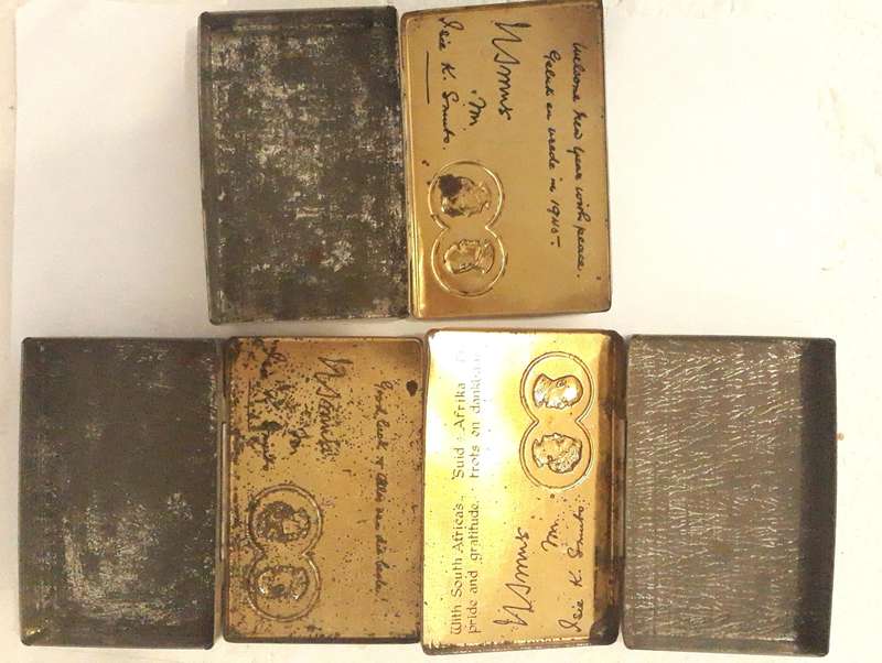 World War Two South African Jan Smuts Christmas and New Year Tins