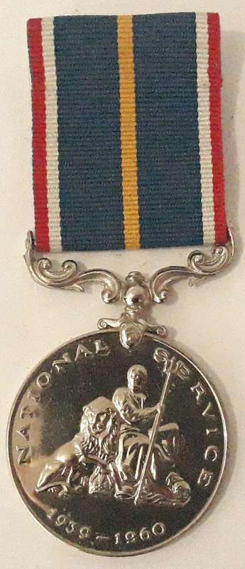 British National Service Medal 1939 - 1960