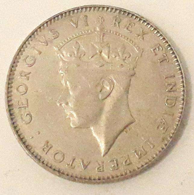 1937 East African 50 Cents / Half Shilling Coin