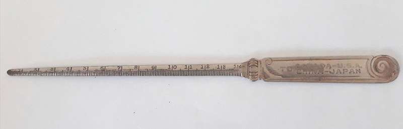 Vintage Canadian Pacific Liners Letter Opener and Ruler