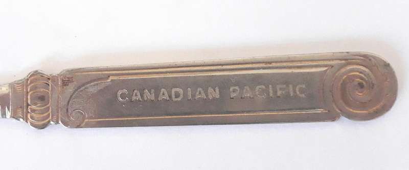 Vintage Canadian Pacific Liners Letter Opener and Ruler
