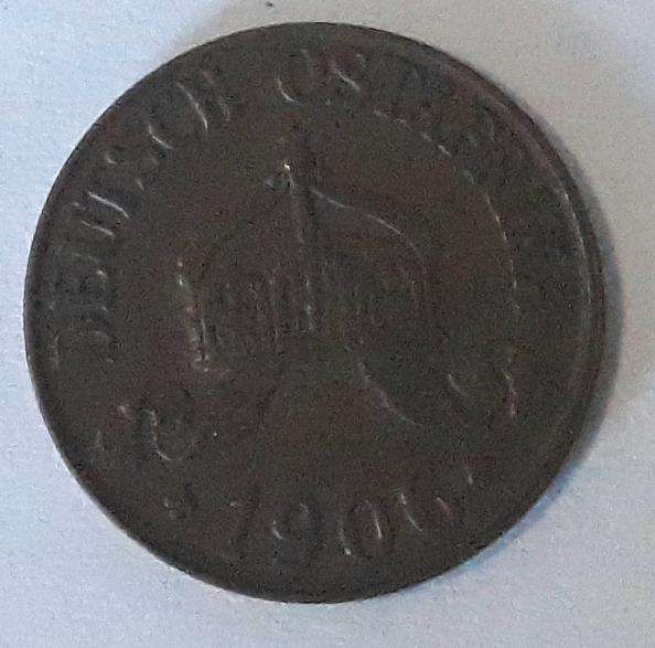 1906 German East Africa Half Heller
