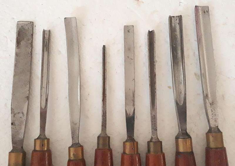 Various Ashley Iles Wood Working Chisels