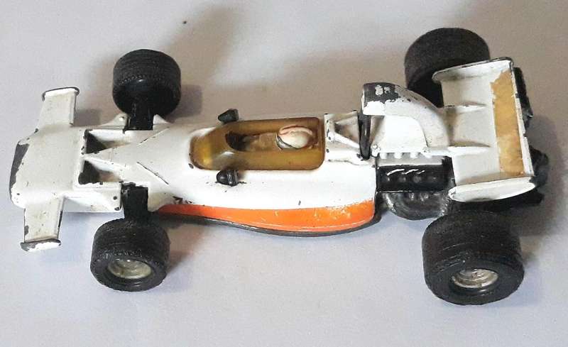 Vintage Corgi Toys Whizzwheels Yardley, McLaren, Ford M19A Racing Car