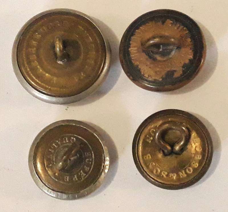 Various Early South African Police Buttons