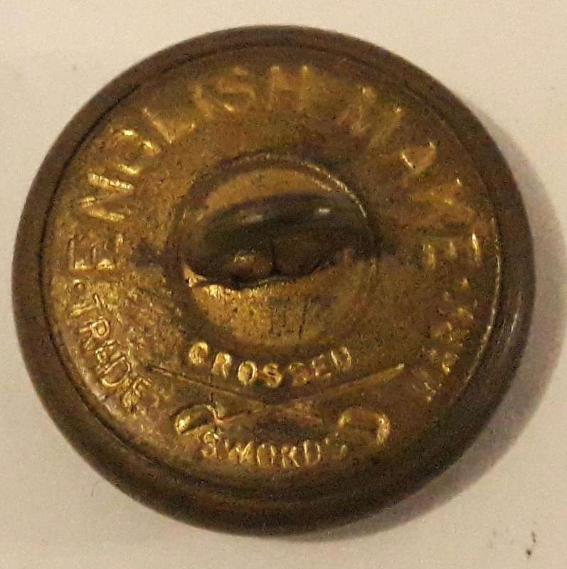 Vintage British Metropolitan Fire Brigade Button