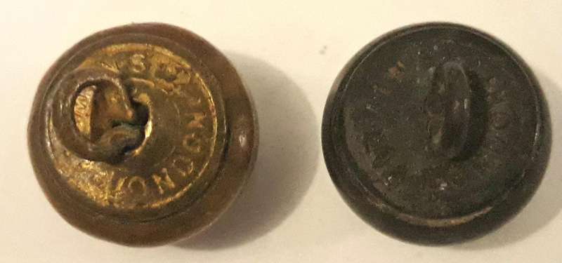 Early Twentieth Century Natal Police Acorn Buttons