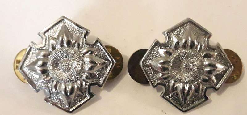 SADF Women's College Collar Badge Pair