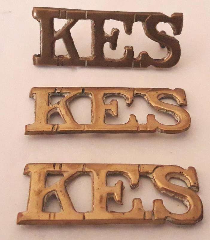 Vintage King Edward's High School Shoulder Titles