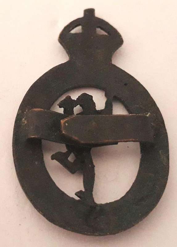 WW2 British Royal Signal Corps Officer's Cap Badge
