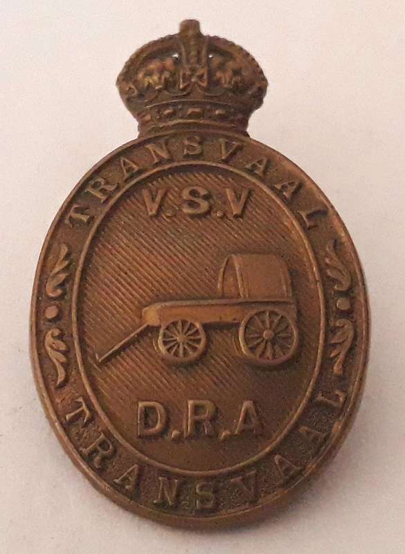 UDF Era District Rifle Association Transvaal Cap Badge