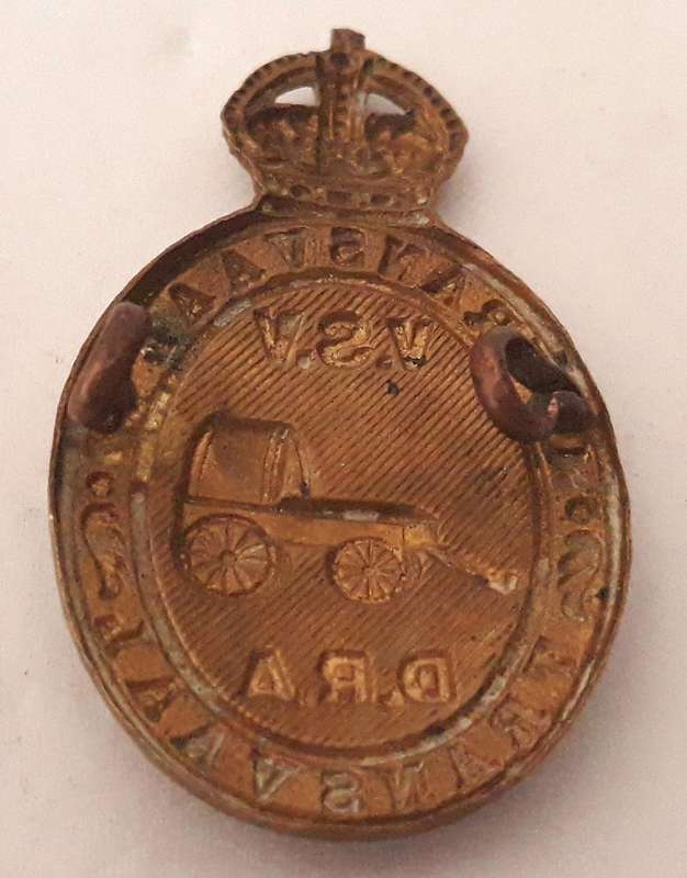 UDF Era District Rifle Association Transvaal Cap Badge
