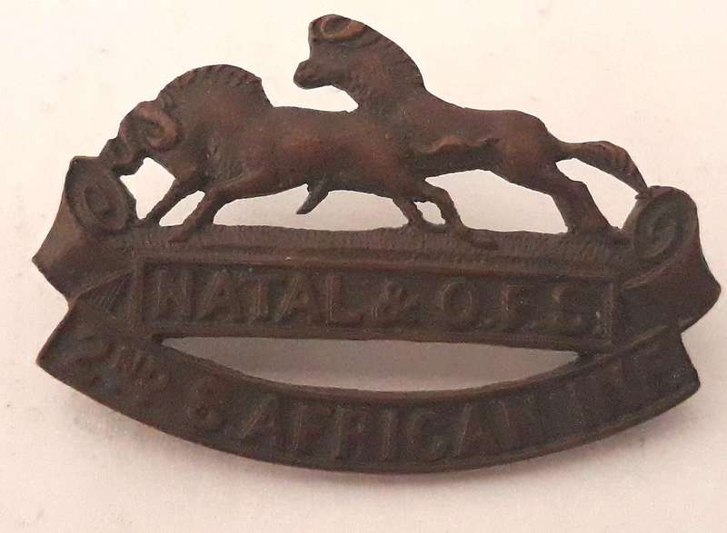 WW1 South African Second Infantry Battalion Officer's Collar Badge