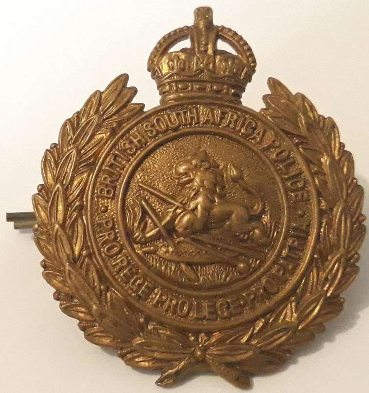 British South African Police Cap Badge