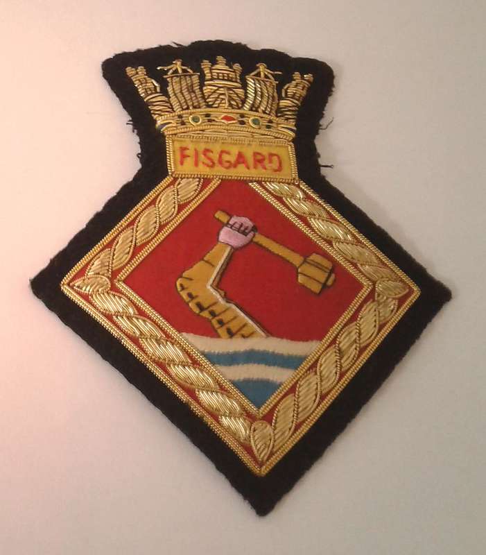 Vintage HMS Fisgard Blazer Badge