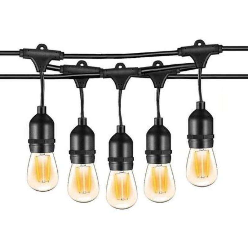 220V 14.5m Vintage Decor String Lights 2700K - Bing Light