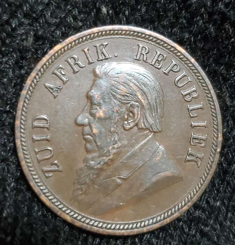 1898 Penny ZAR Kruger XF40