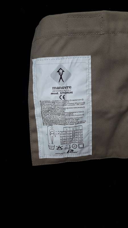 Parka for men by Manovre Workwear, Italy