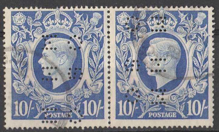 GREAT BRITAIN  KING GEORGE  10/-  PAIR
