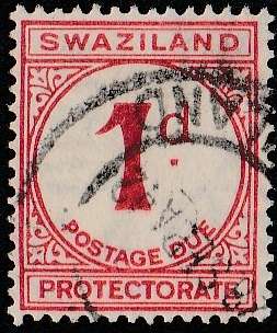 SWAZILAND   PROTECTORATE  1933   SACC 1   CV R450
