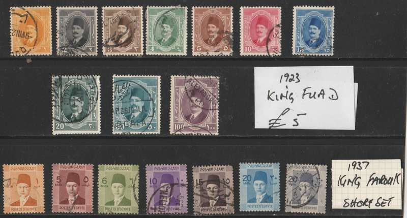 EGYPT     2 -SETS   1923       1937  KINGS
