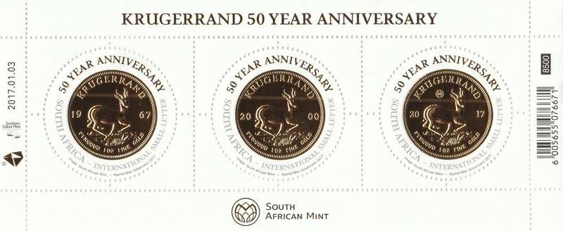 REPUBLIC OF SOUTH AFRICA   SACC2298    2017    KRUGER RAND   UMM