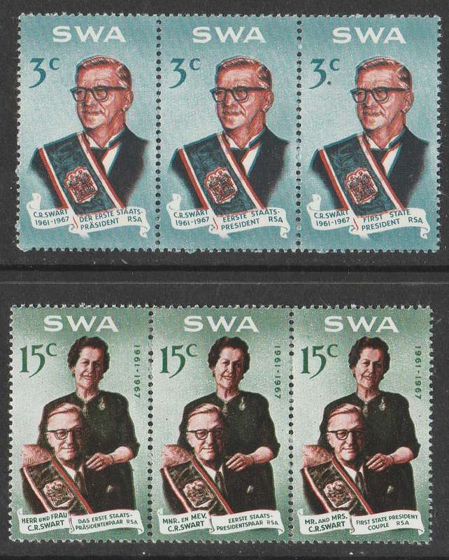 SOUTH WEST AFRICA   1968    SACC234/235   UMM