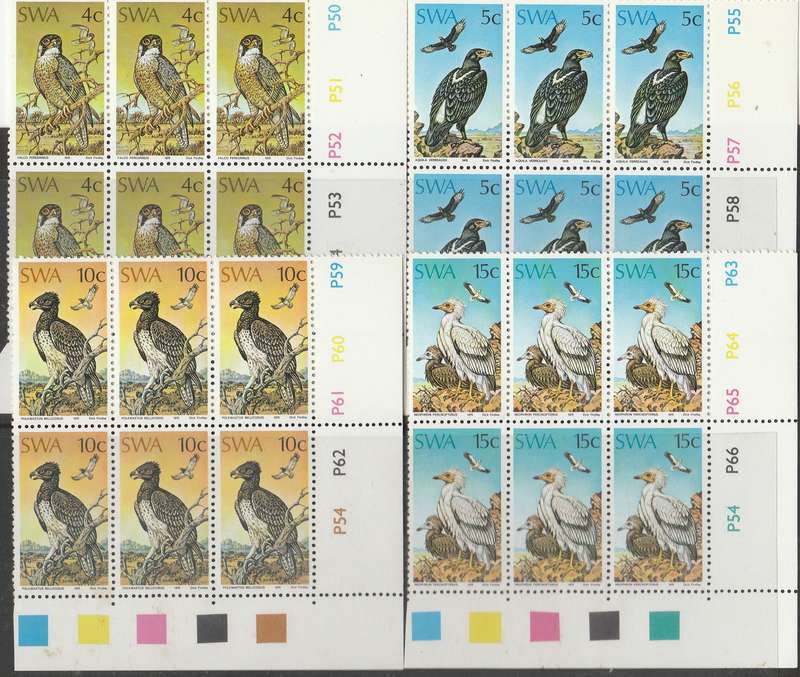 SOUTH WEST AFRICA  1975  CONTROLS   SACC279-282     UMM