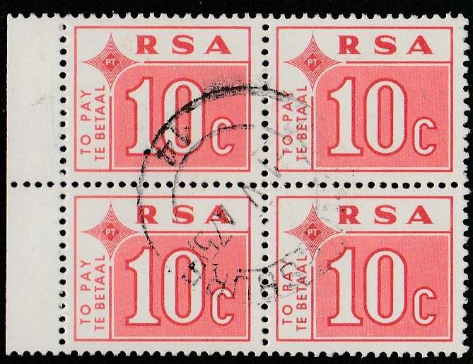 REPUBLIC OF SOUTH AFRICA    SACC68     BLOCK OF 4