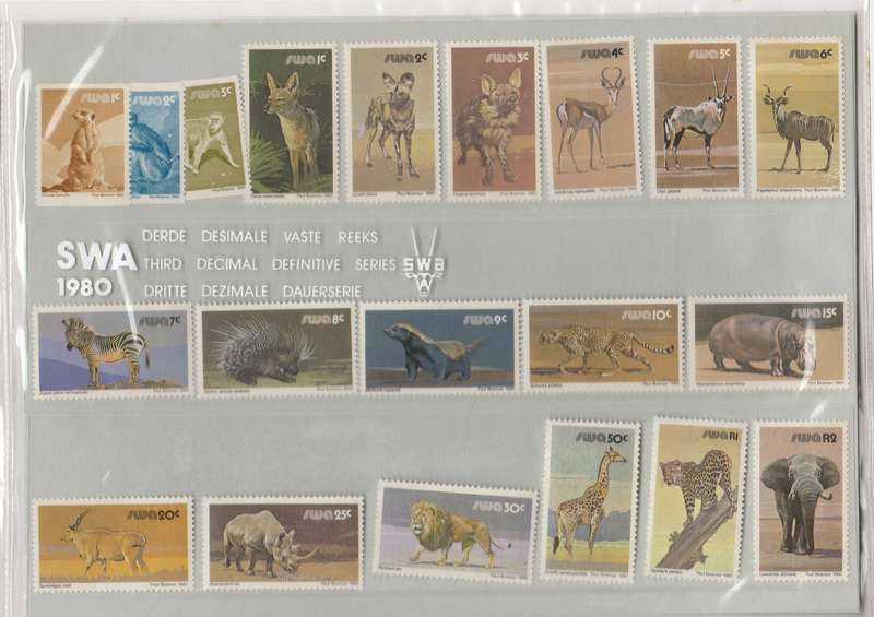 SOUTH WEST AFRICA  1980    THIRD DIF STIL IN ORIGINAL PAKAGE   UMM