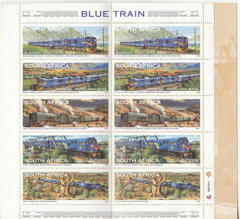 RSA BLUE TRAIN BOOKLET   SACC1179