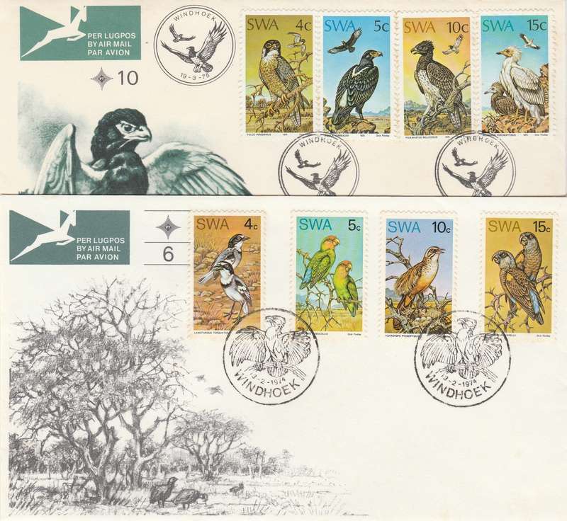 SWA     RARE BIRDS  -PROTECTED BIRDS     2X COVERS