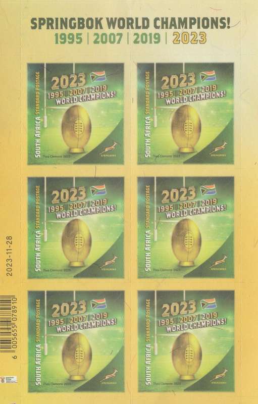 REPUBLIC OF SOUTH AFRICA    2023   WORLD CUP CHAMPIONS     1995/2007/2019/2023