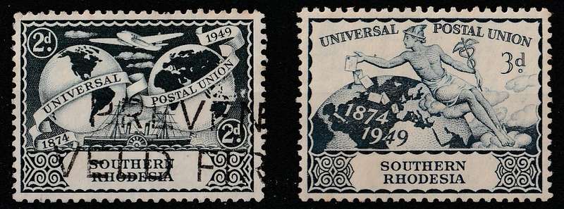 SOUTHERN RHODESIA    UPU   1949