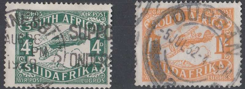 UNION    1929   SACC40-41     2ND AIRMAIL ISSUE