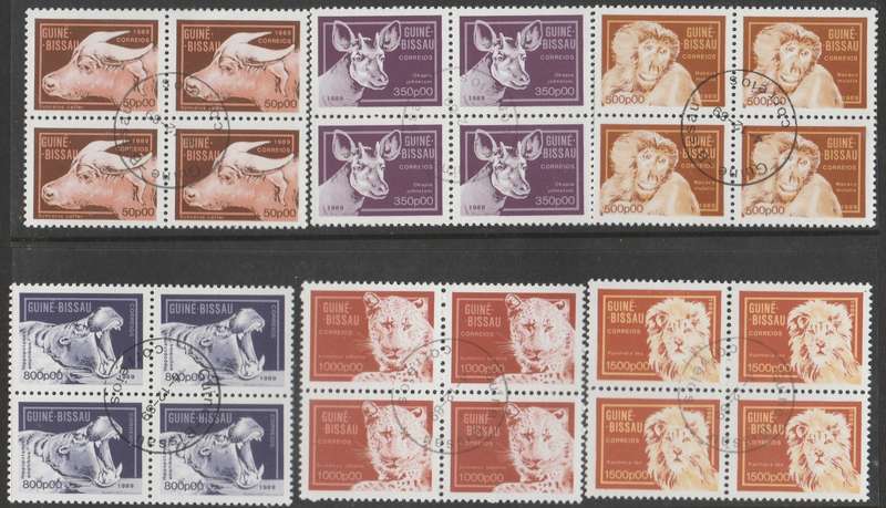 GUINEA    BISSAU   1989   BLOCKS OF 4
