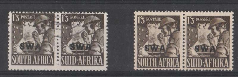 SOUTH WEST AFRICA    SACC158/A   1943