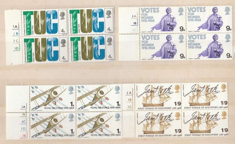 GREAT BRITAIN     1968   ANNNIVERSARIES   SG309-303