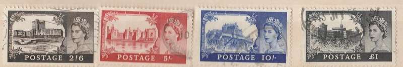 GREAT BRITAIN   1955  QE2    SC166-169