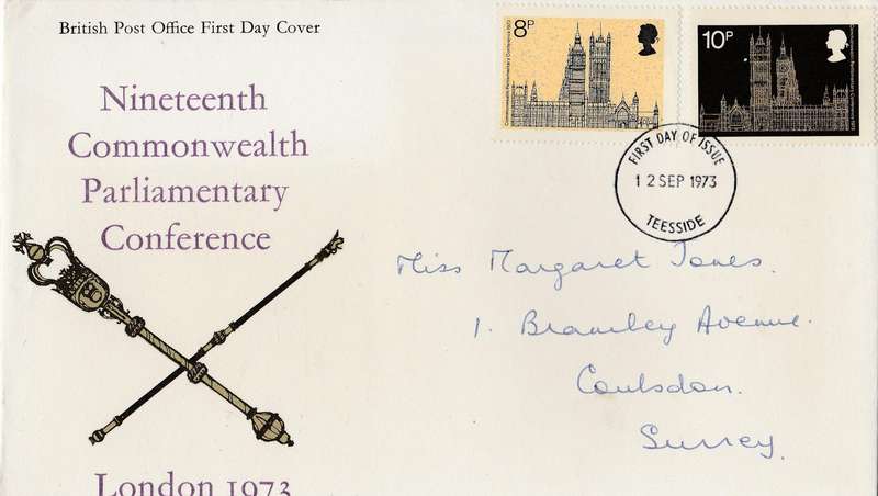 GREAT BRITAIN   1973     SG424/425    COVER