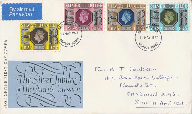 GREAT BRITAIN           1977   SILVER JUBILEE     COVER