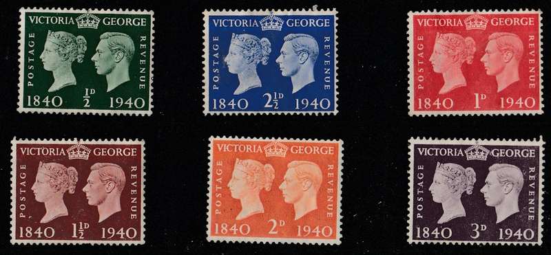 GREAT BRITAIN      1940   QUEEN VICTORIA AND  KING GEORGE    UMM