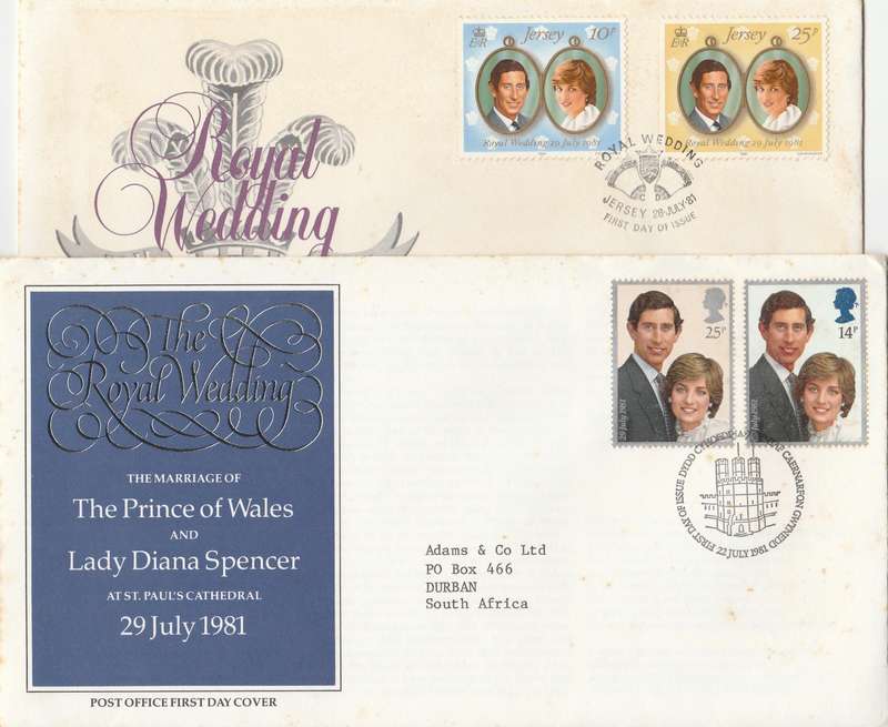 GREAT BRITAIN    1981    ROYAL WEDDING   COVERS