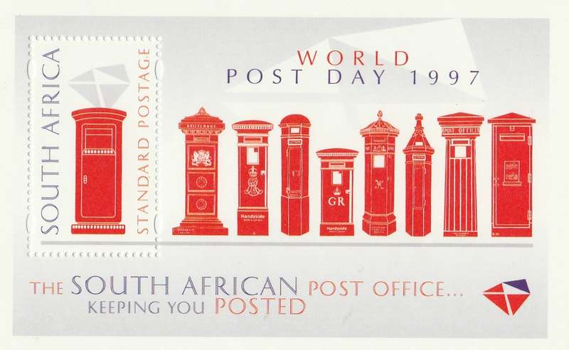 RSA     MINI SHEET    1997    UMM    SACC1068
