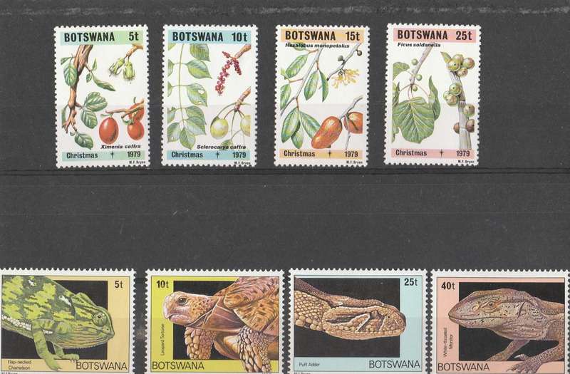 BOTSWANA     1979/80      2 SETS  SG454/457    SG458/461