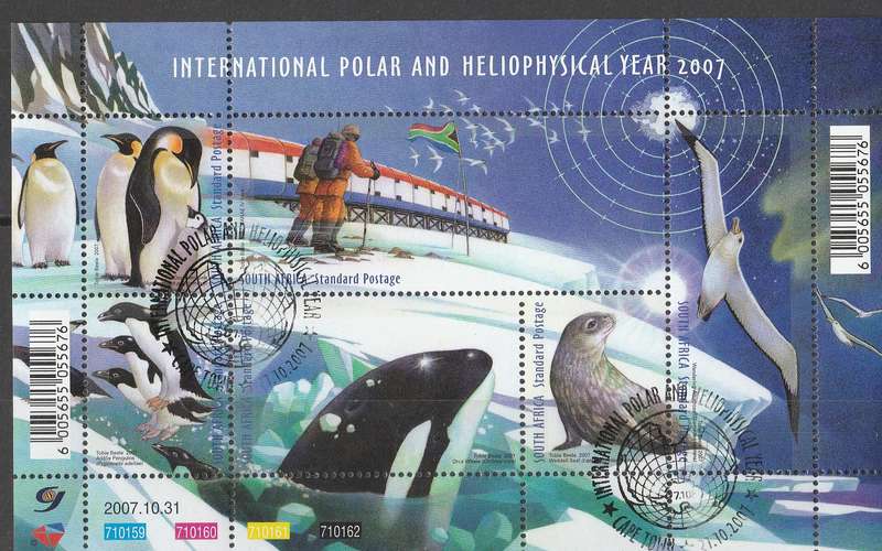 RSA      2007   MINI  SHEET   POLAR    HELIO   SACC1842