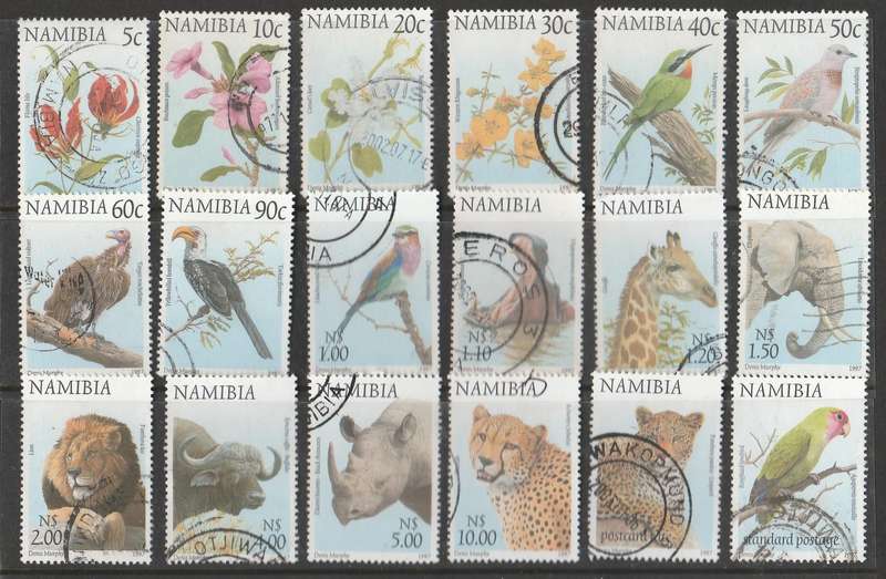 NAMIBIA  FULL SET    1997      3RD DIFINITIVE